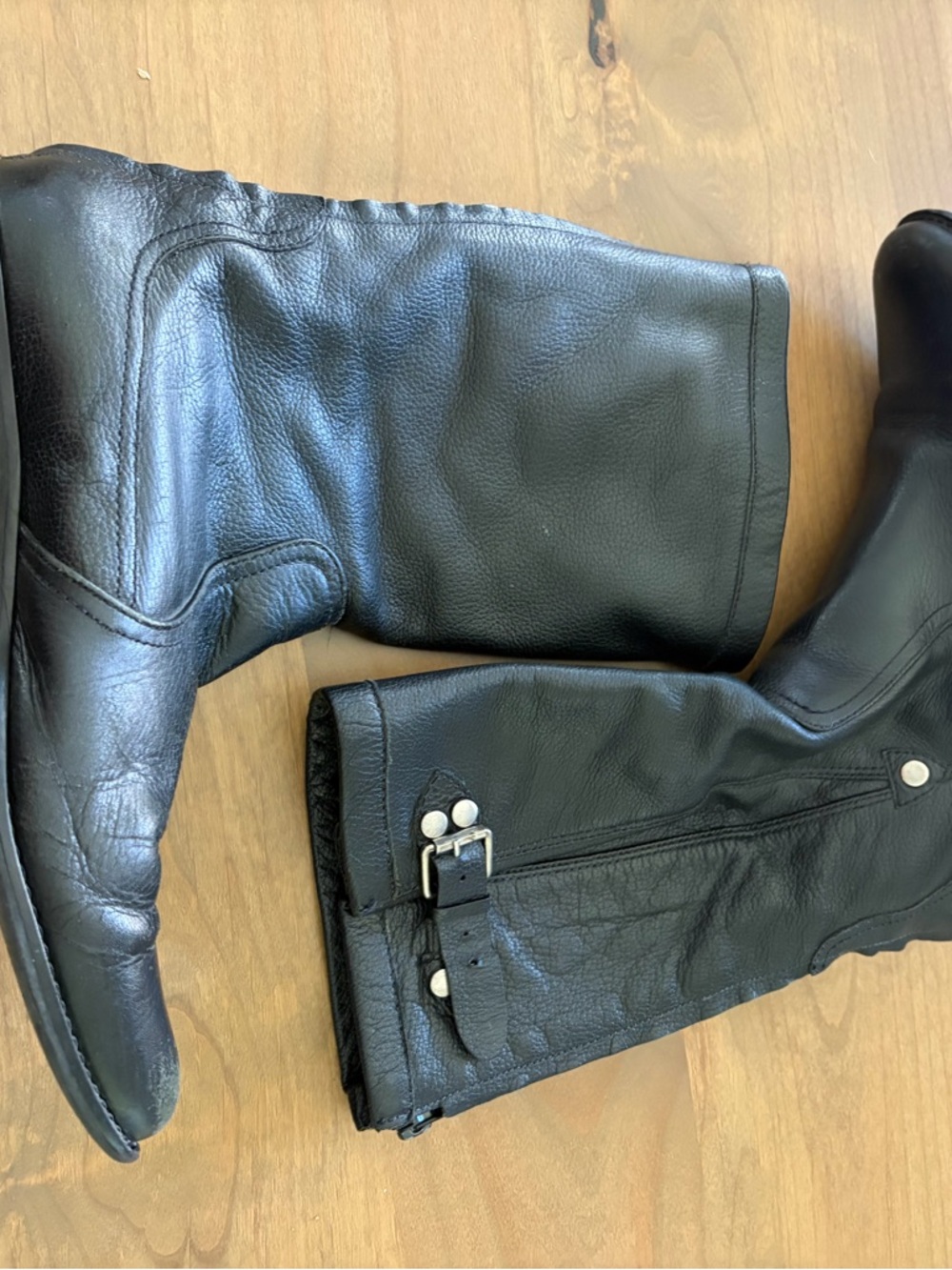 Women’s Blackstone Goodyear Welt Black Leather Boots Size 10M - Picture 3 of 9